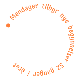 Ordspråk som illustrasjon: Mandager tilbyr nye begynnelser 52 ganger i året