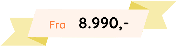 Prislapp: Fra 8990 kroner